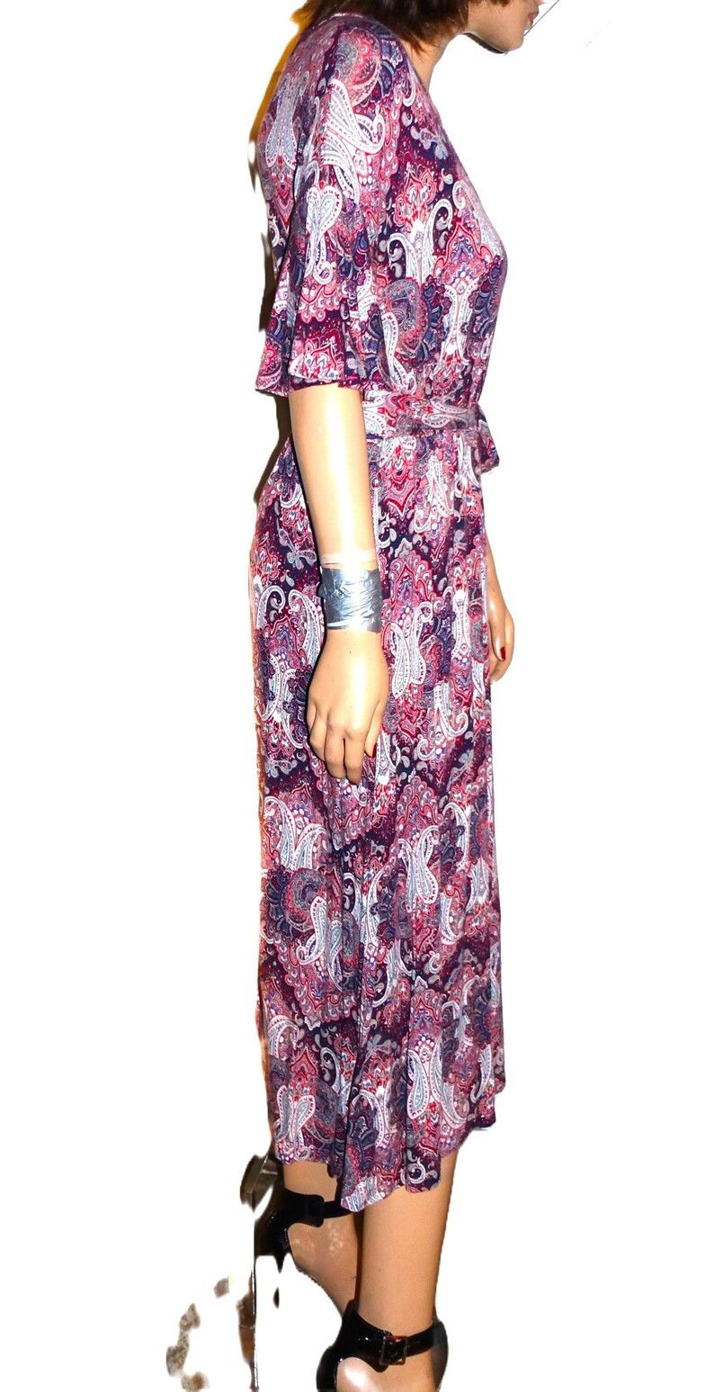 Other Renee C Red Blue paisley Dress XS Size XS / US 0-2 / IT 36-38 - 6 Thumbnail