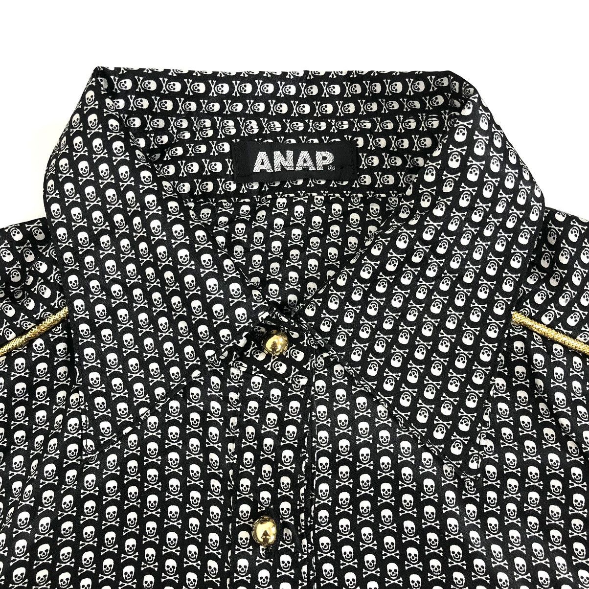 Japanese Brand × Seditionaries Rare! Anap Seditionaries Skulls Allover Print Ifsixwasnine Size S / US 4 / IT 40 - 3 Thumbnail