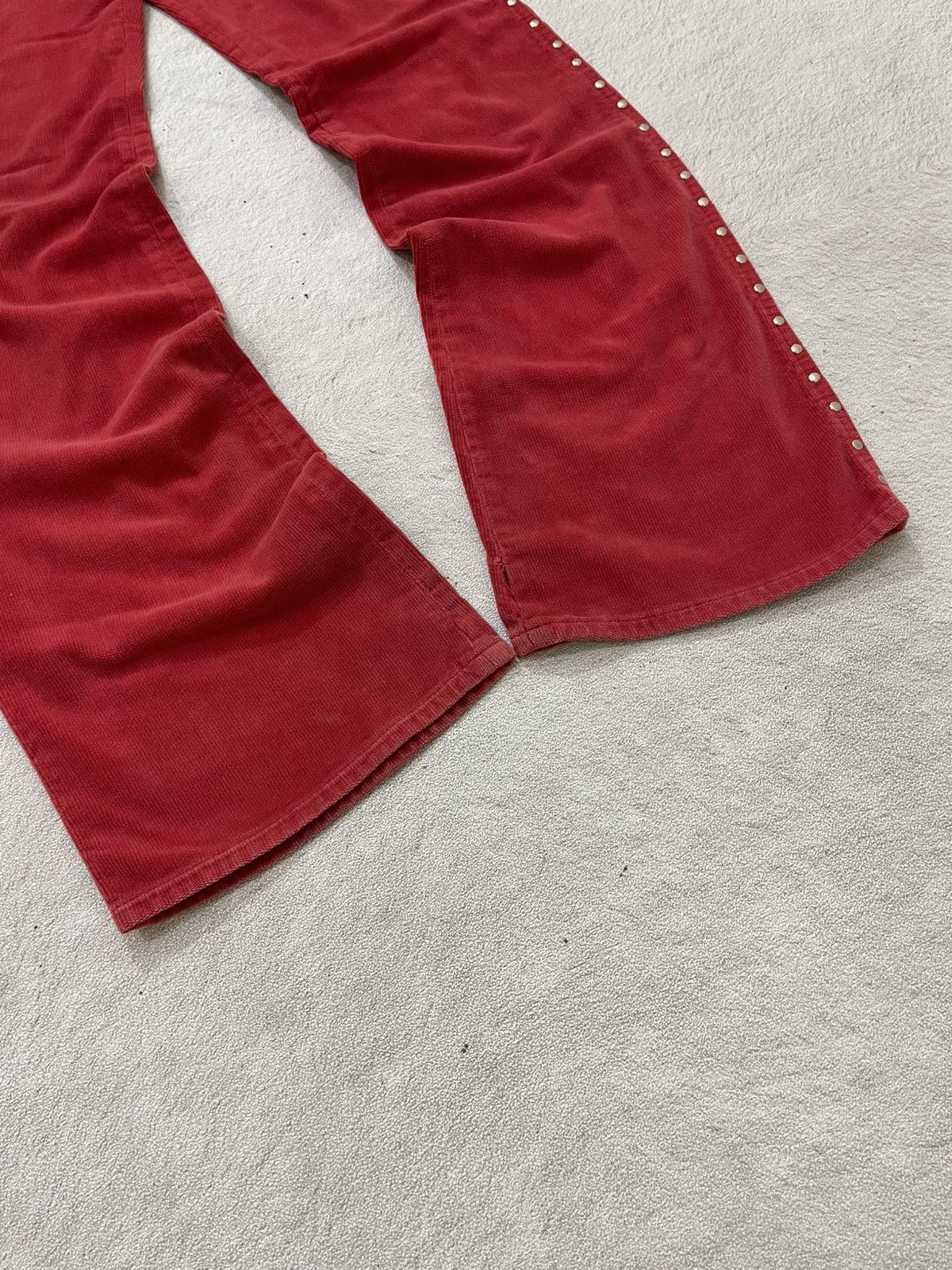 Hysteric Glamour 2000s Hysteric Flare Corduroy Pants Studed Bootcut Japanese Size US 26 / EU 42 - 3 Thumbnail
