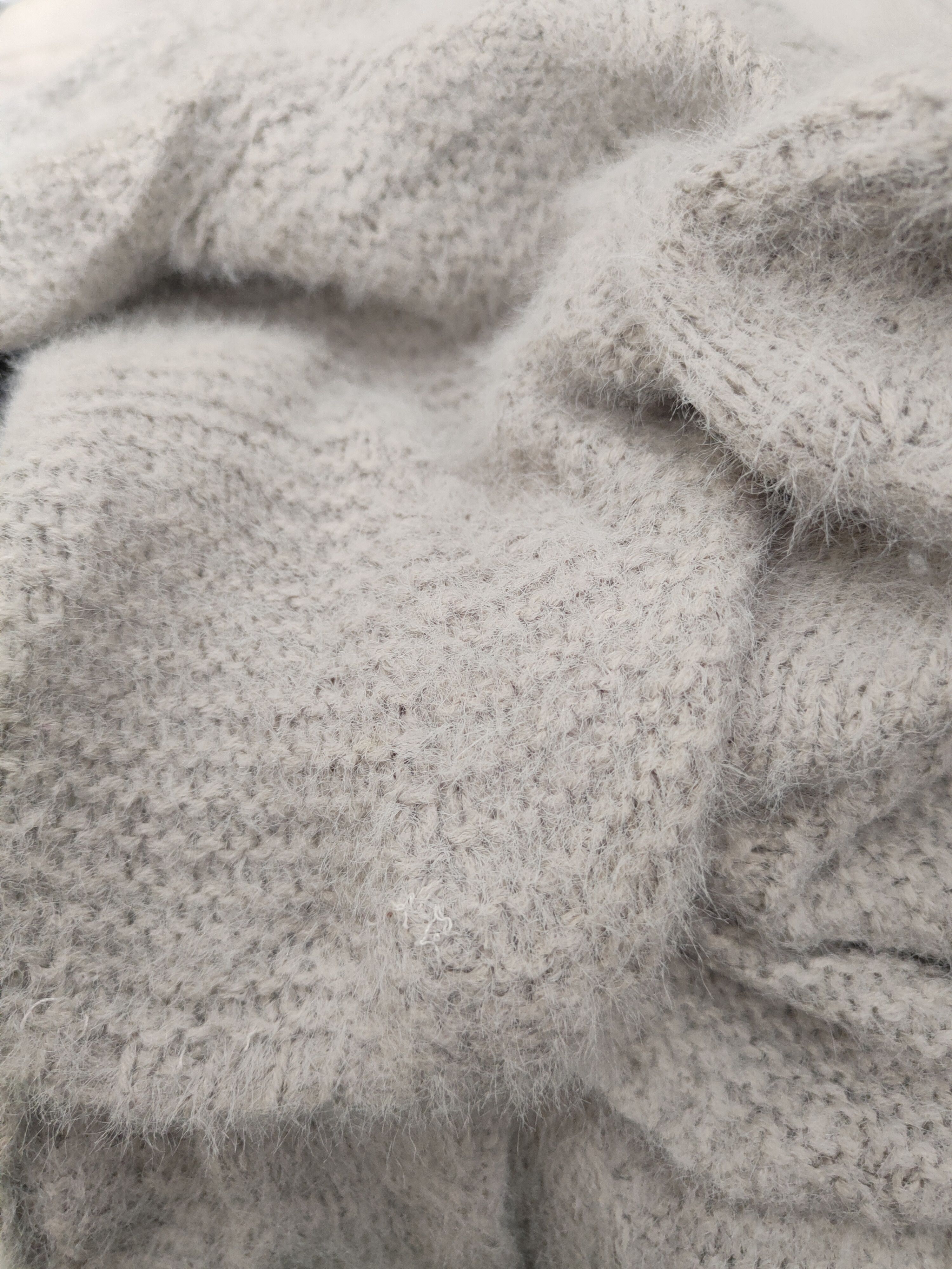 Japanese Brand × Vintage Kobe Lettuce Gray Shag Shaggy Fur Mohair Knitwear #W2238 Size M / US 6-8 / IT 42-44 - 10 Thumbnail