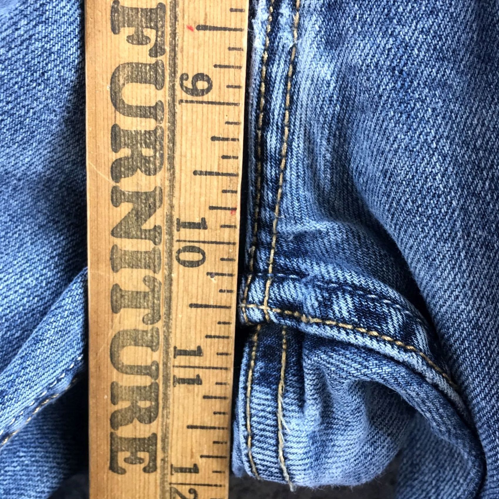 Banana Republic Banana Republic Jeans Mens 33x34 Blue Denim Cotton Straight Leg Jeans 5-Pocket Regular Slim Mens Size US 33 - 6 Thumbnail