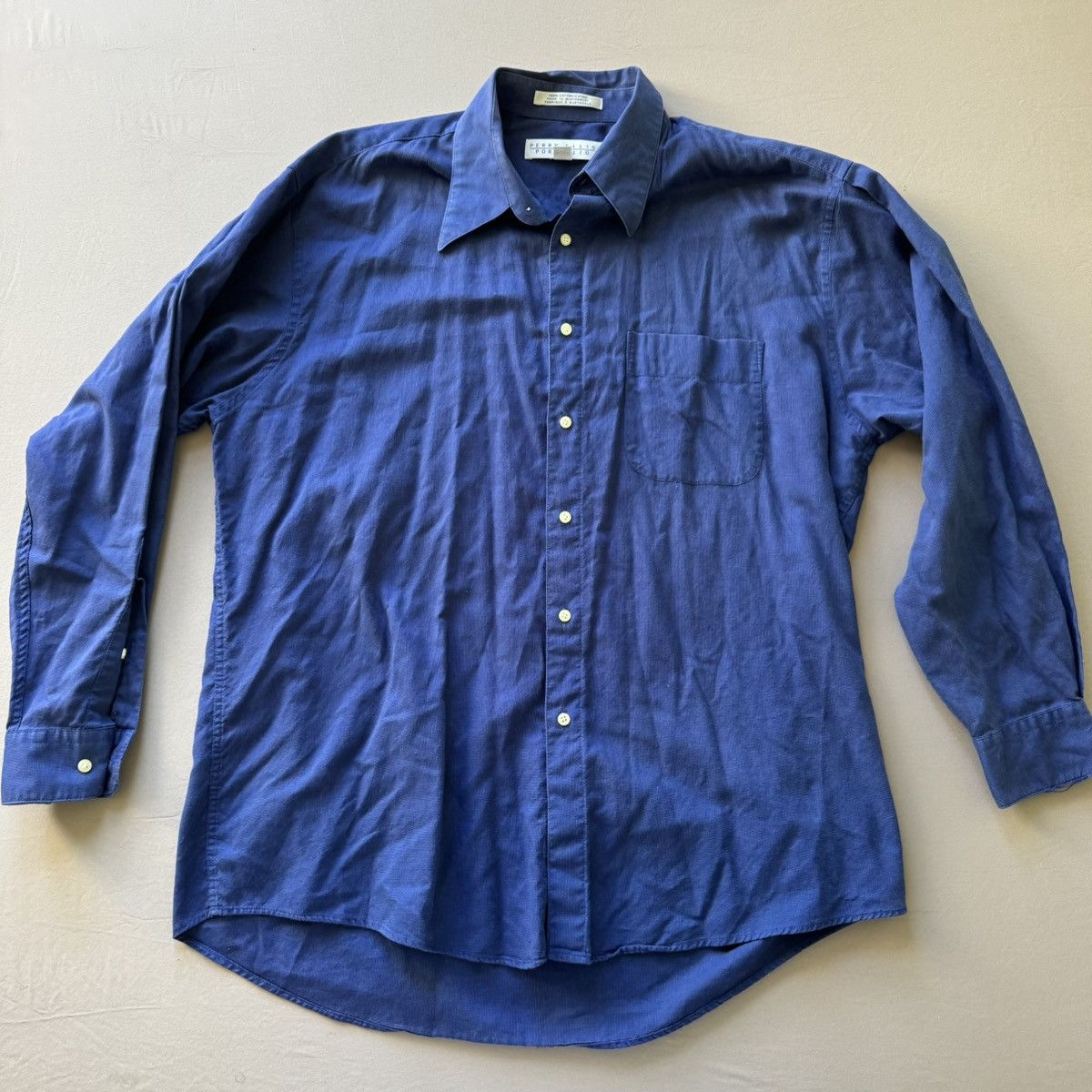 Perry Ellis Vintage Perry Ellis Portfolio Cotton Button Up Shirt Size US XL / EU 56 / 4 - 3 Thumbnail