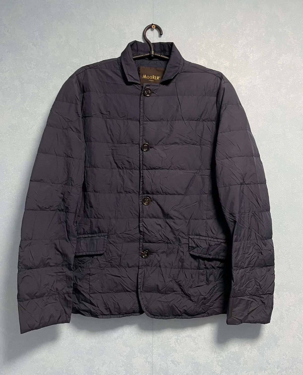 MooRER MooRER Verona Down Quilted Button Ups Designer Jacket Size US L / EU 52-54 / 3 - 1 Thumbnail