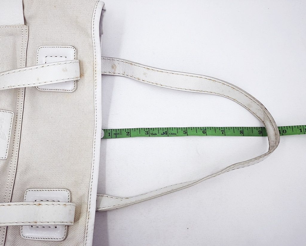 Hogan HOGAN White canvas expandable tote bag Size ONE SIZE - 16 Thumbnail