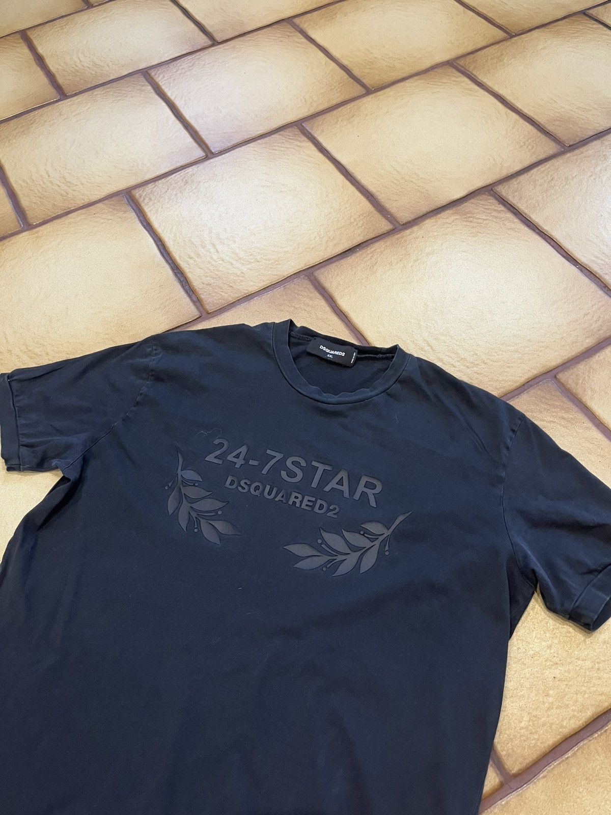 Dsquared2 Dsquared2 27-7STAR Black T-Shirt 2017 Size US XXL / EU 58 / 5 - 3 Thumbnail