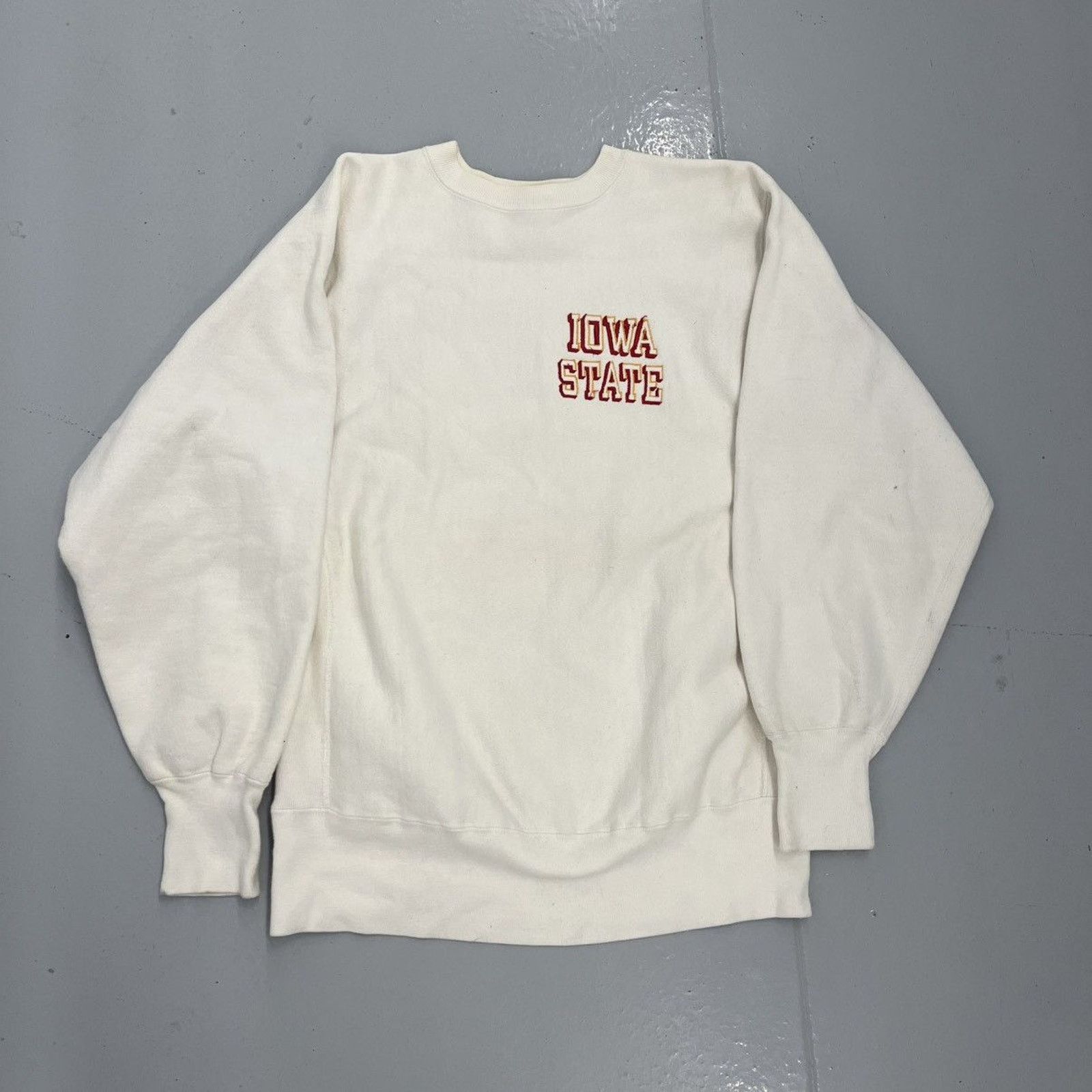 Champion Vintage 90s Iowa State Champion Reverse Weave Sweatshirt Size US L / EU 52-54 / 3 - 1 Thumbnail