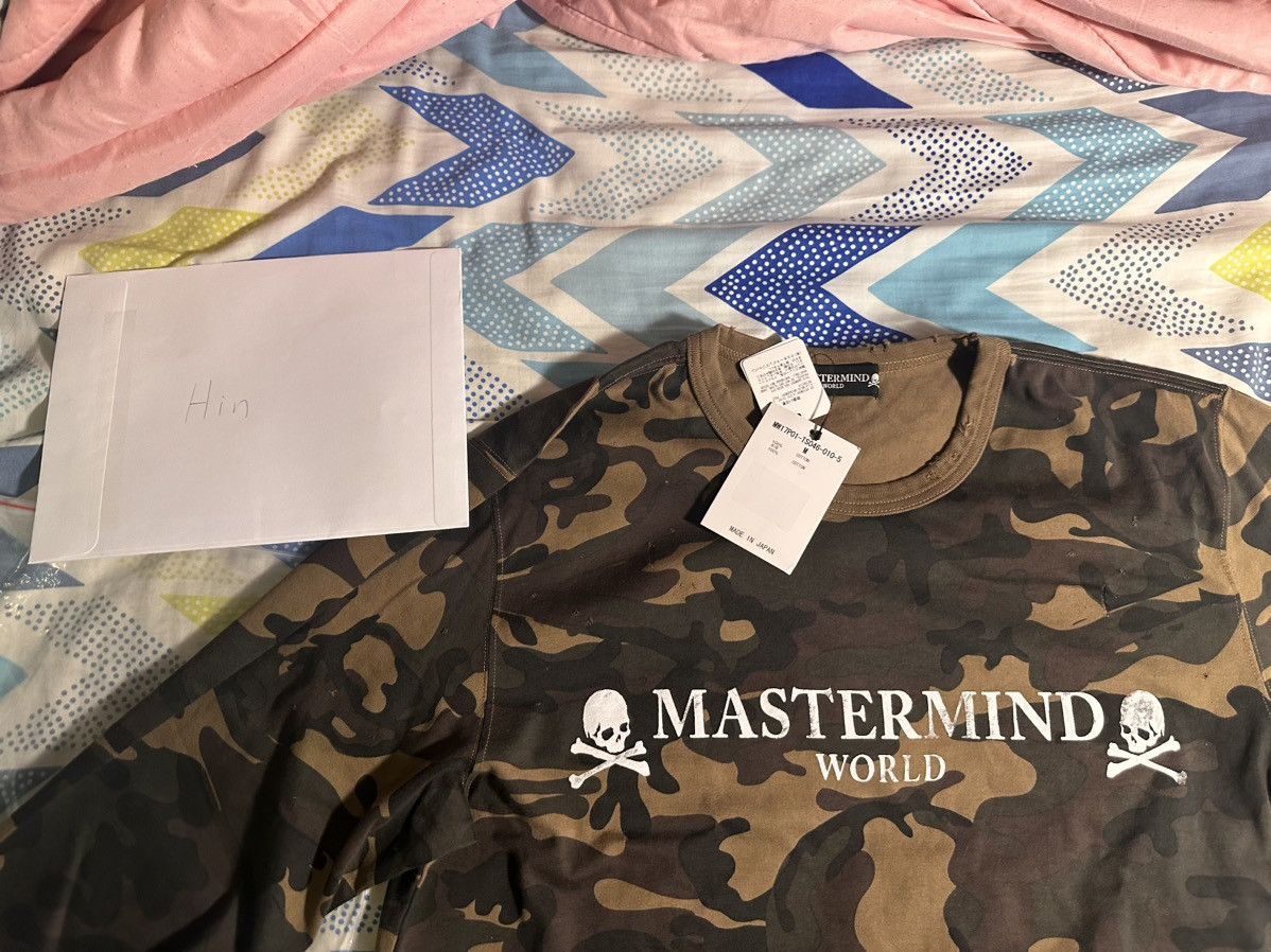 Mastermind World Mastermind WORLD 17SS Damaged Camo Long Sleeve Tee Size US M / EU 48-50 / 2 - 2 Thumbnail