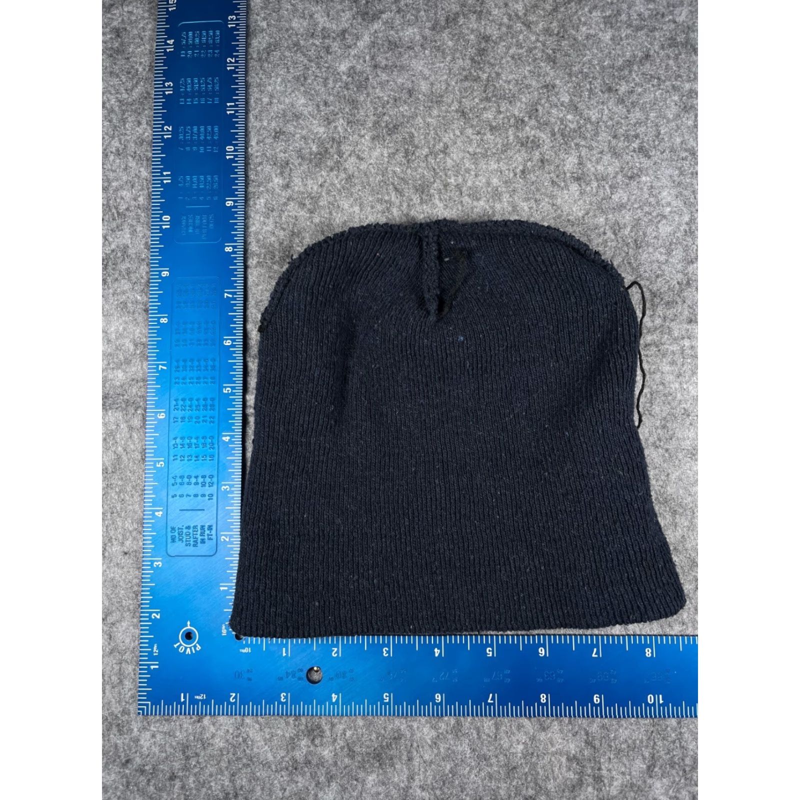 Vintage Beanie Toque Adult Size One Size Blue Knit 100% Acrylic Winter Outdoors Pattern Striped Hats Casual Workwear Men Beanie Winter Blues 90s? Size ONE SIZE - 4 Thumbnail