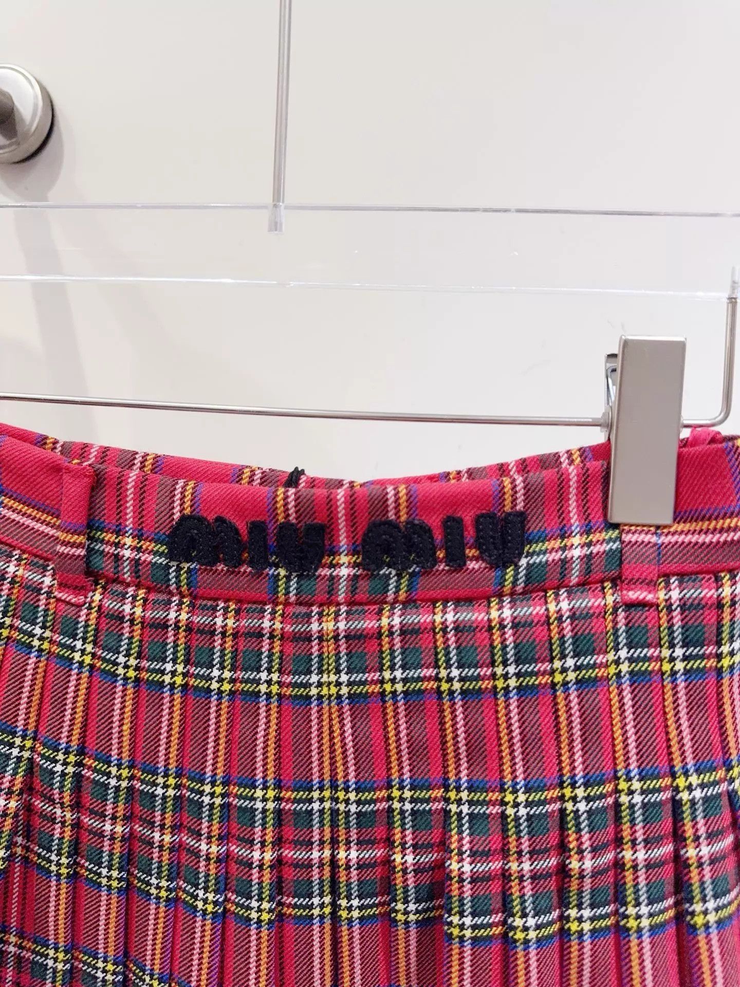 Miu Miu MIU MIU Pleated Skirt 36/40 Back Logo Size 25" / US 0 / IT 36 - 3 Thumbnail
