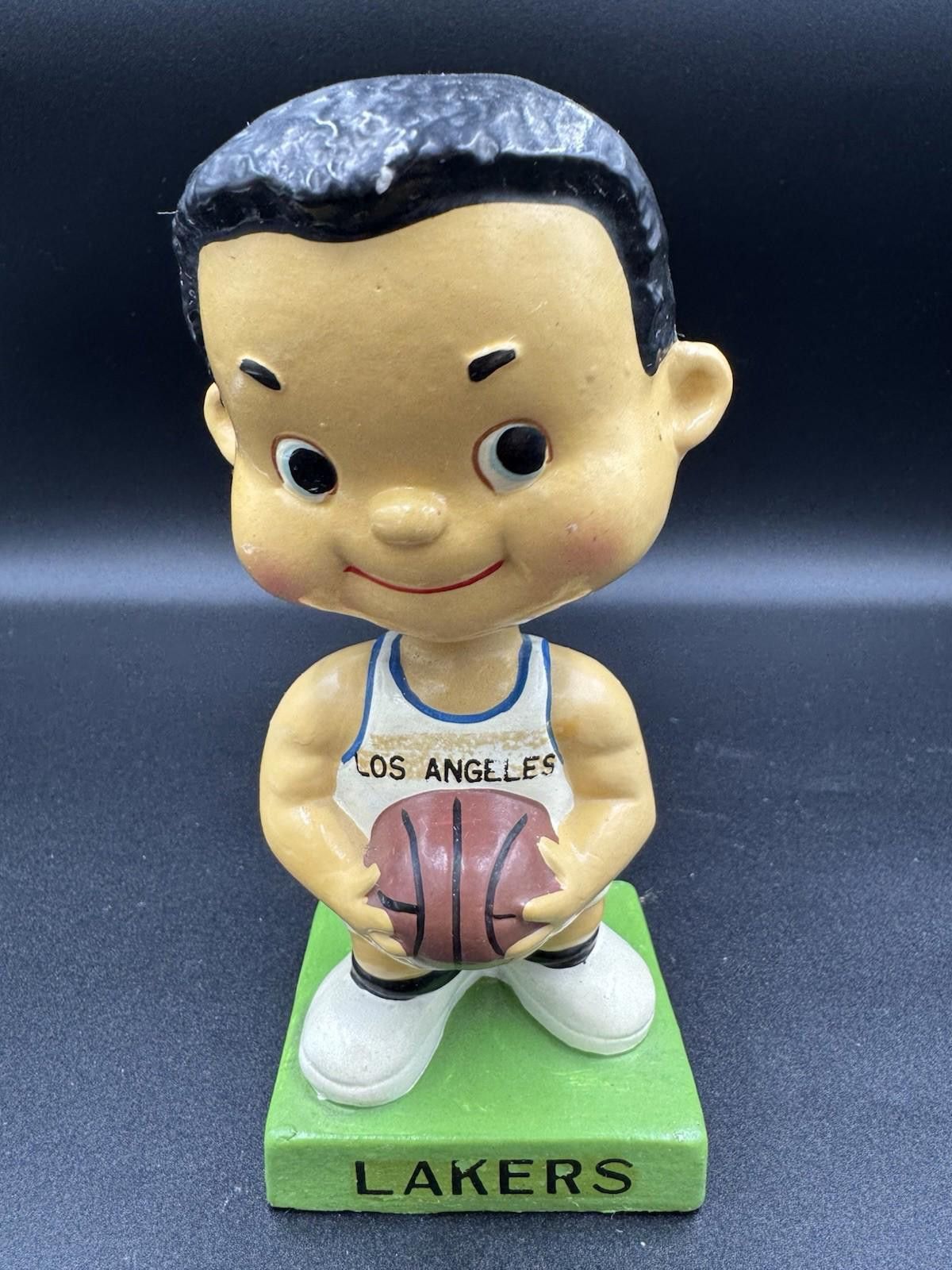 Designer 1960 Bobblehead Nodder Los Angeles Lakers Green Square Base Size ONE SIZE - 2 Thumbnail