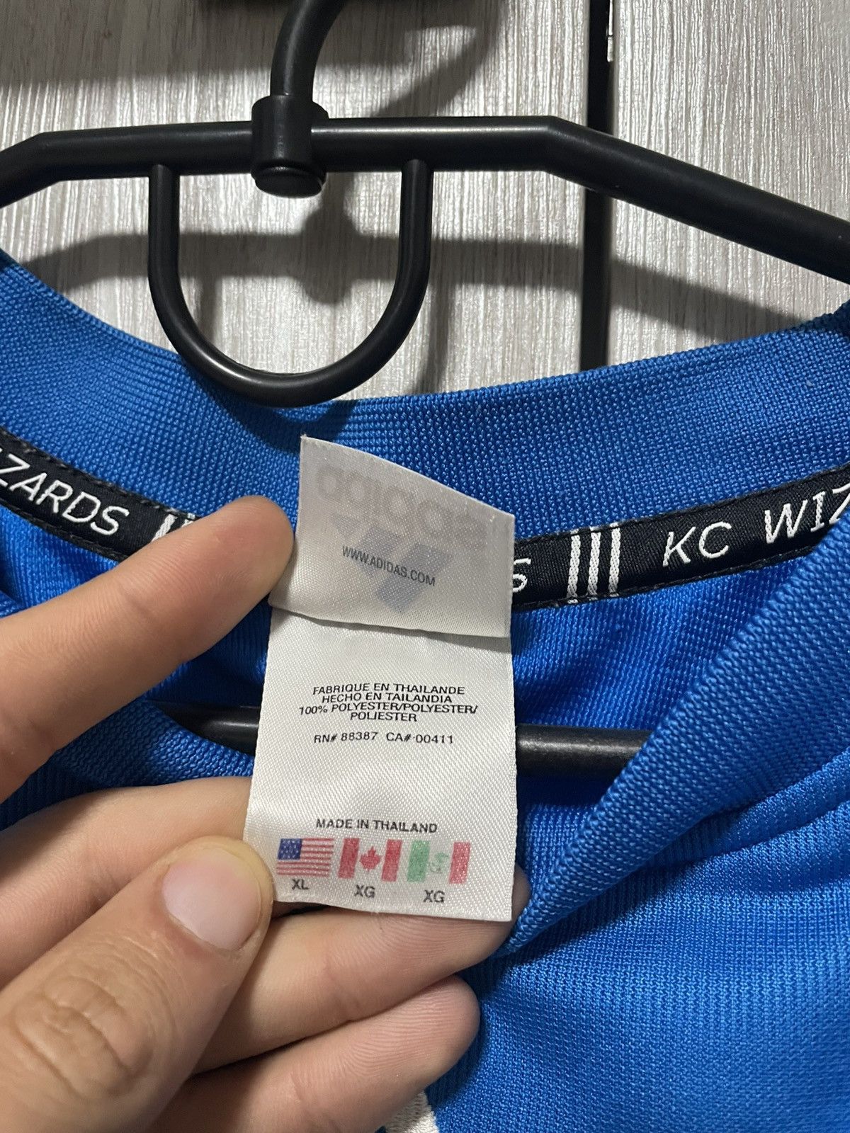 Adidas × Vintage Vintage Adidas Kansas City Wizards 90s Soccer Jersey Size US XL / EU 56 / 4 - 14 Thumbnail