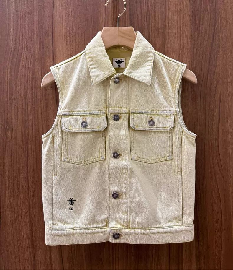 Dior Dior Cowboy vest Size XXS / US 00 / IT 34 - 1 Thumbnail