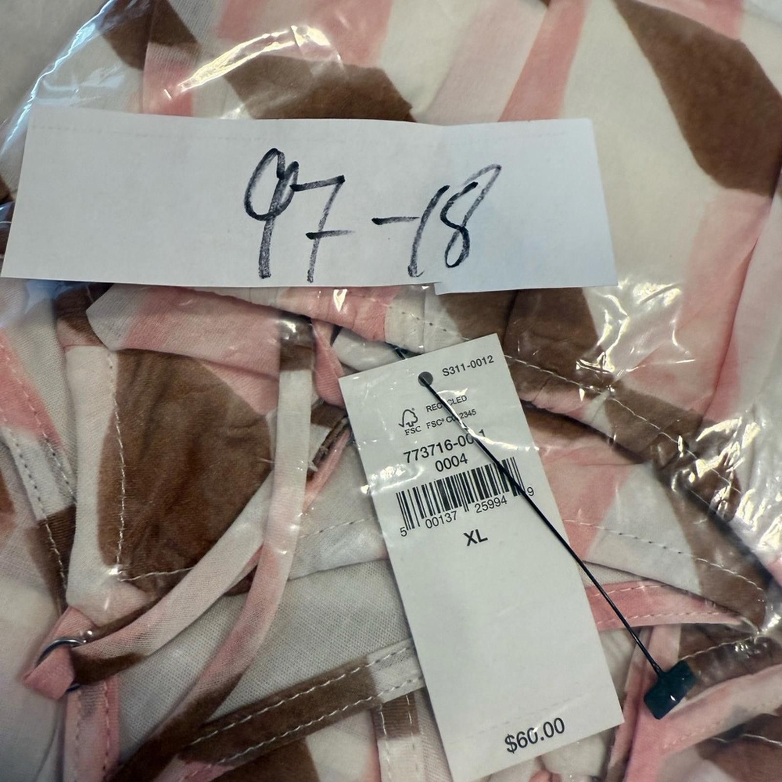 Other Banana Republic Factory crop top pink brown lined SZ XL Size XL / US 12-14 / IT 48-50 - 10 Thumbnail