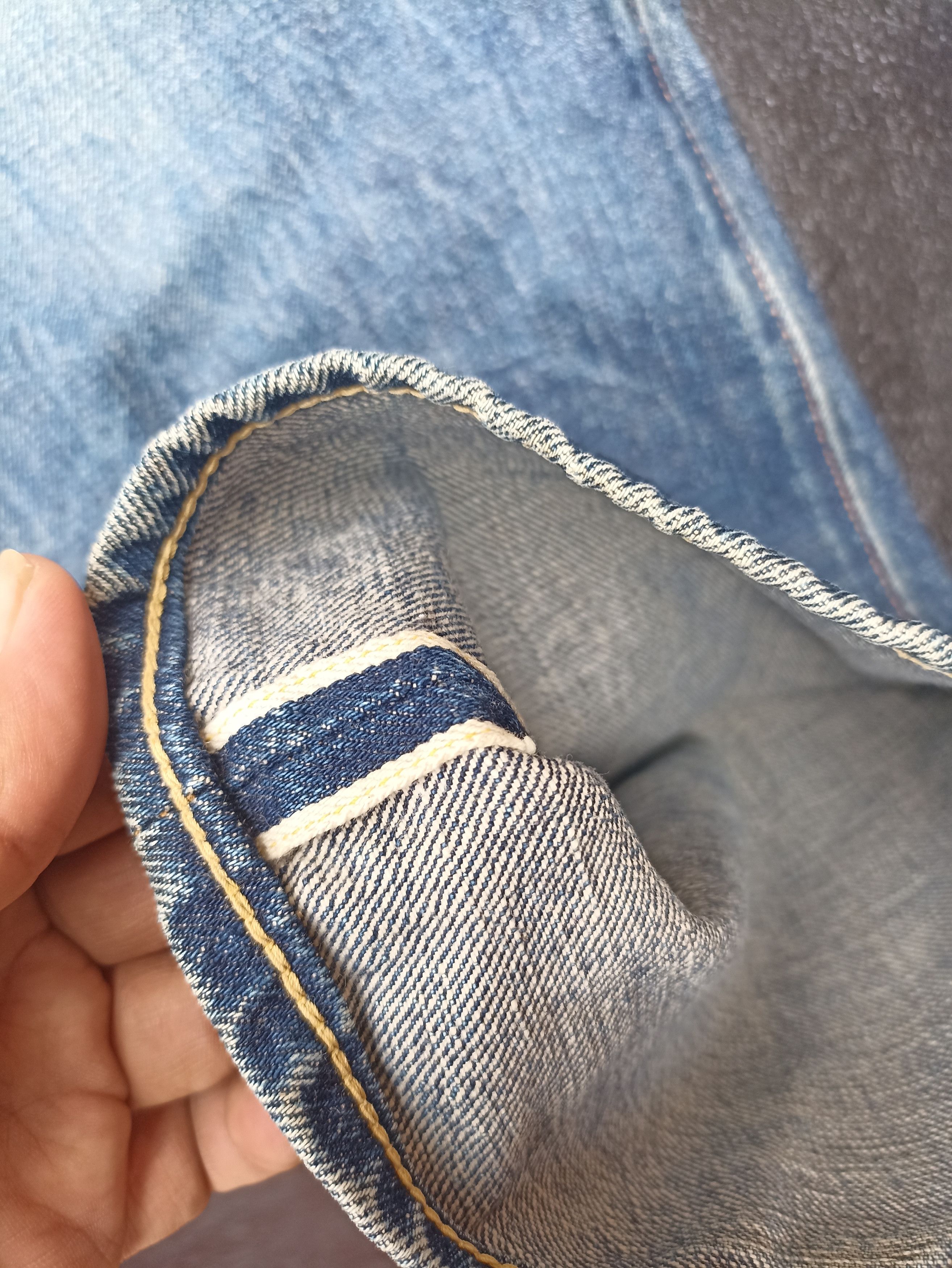 Denime 🔥 Vintage 90s Vtg Denime jeans limited edition 092 selvedge Size US 31 - 7 Thumbnail