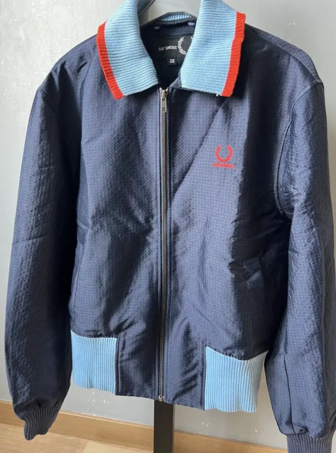 Fred Perry × Raf Simons Raf Simons Jacket Crop Bomber Short Riot Blazer Coat EX0116 Size M / US 6-8 / IT 42-44 - 3 Thumbnail