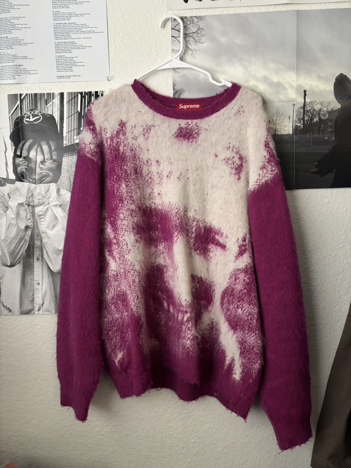 Supreme Boucle Small Box Sweater Purple | eBay