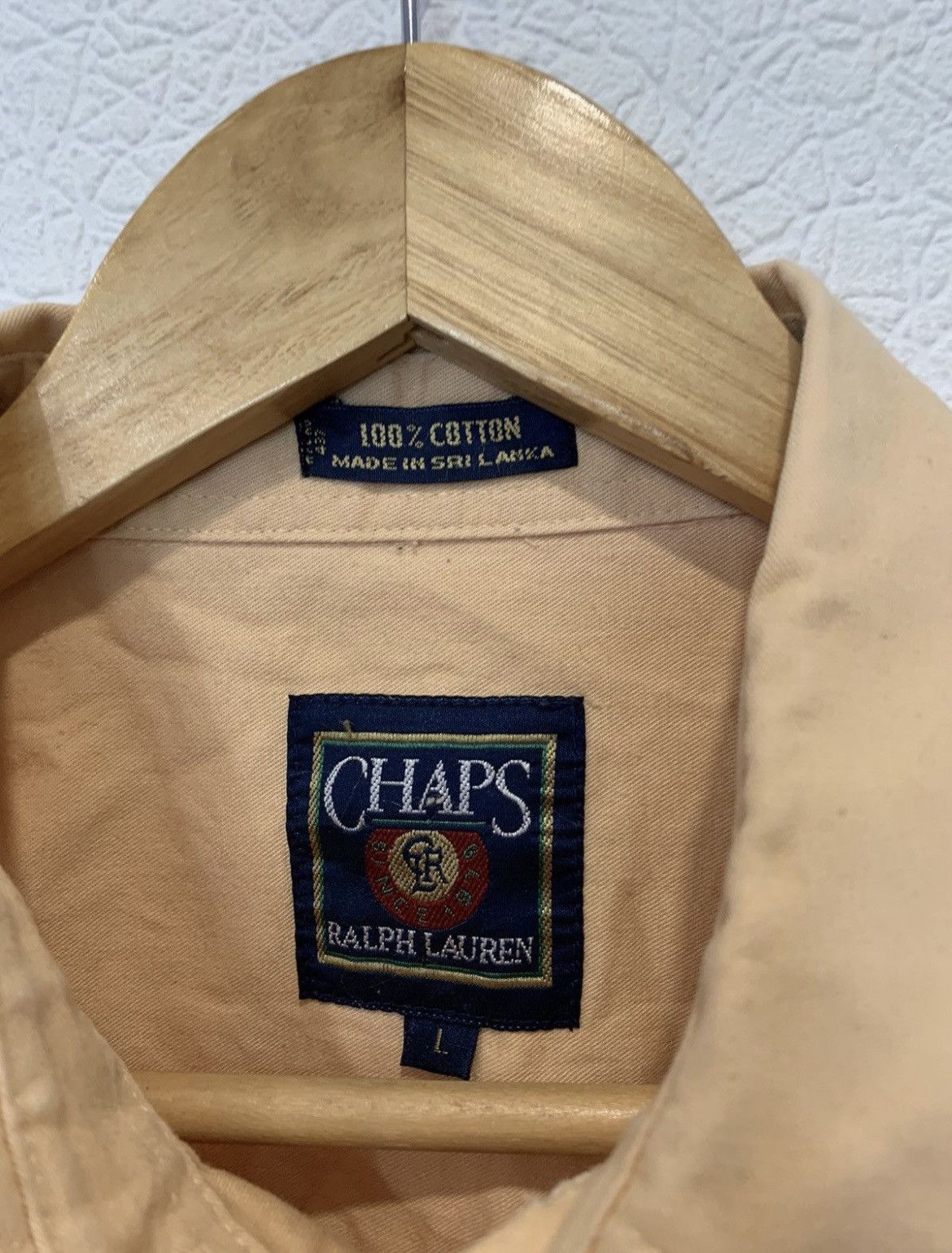 Chaps Ralph Lauren 1980’s Vintage Chaps Ralph Lauren Shirt Size US L / EU 52-54 / 3 - 4 Thumbnail