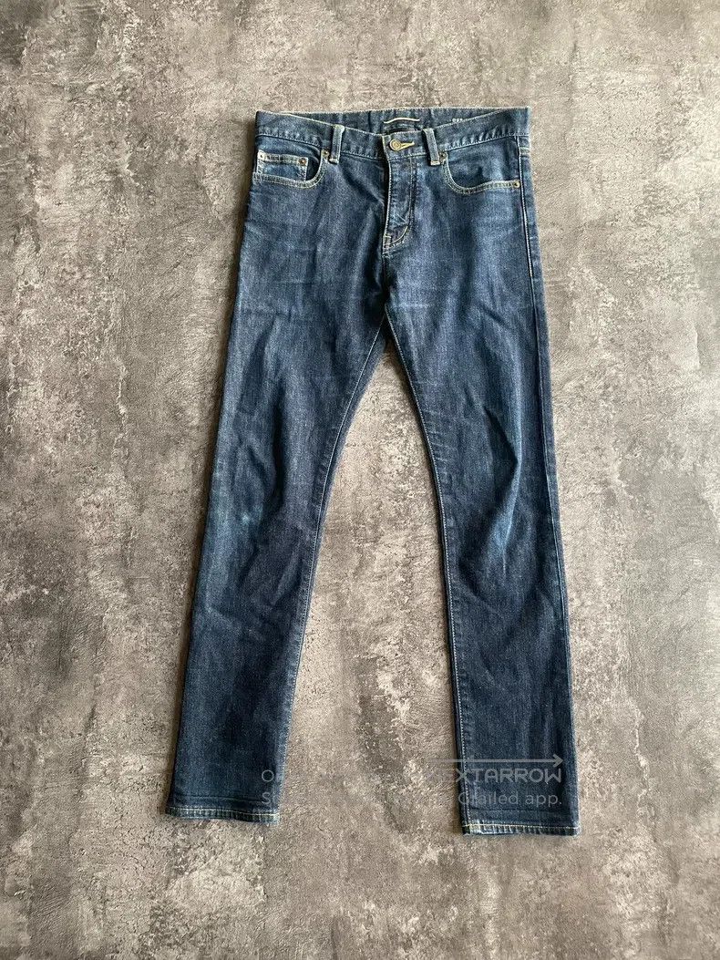 Saint Laurent Paris Saint Laurent Paris Deep Blue Original Ghost Claw Denim Pa Size US 29 - 1 Thumbnail