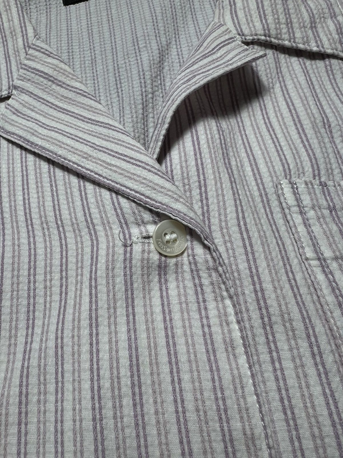 Yves Saint Laurent Vintage YveSaintlaurent Open Collar Pocket Shirt Size US M / EU 48-50 / 2 - 4 Thumbnail