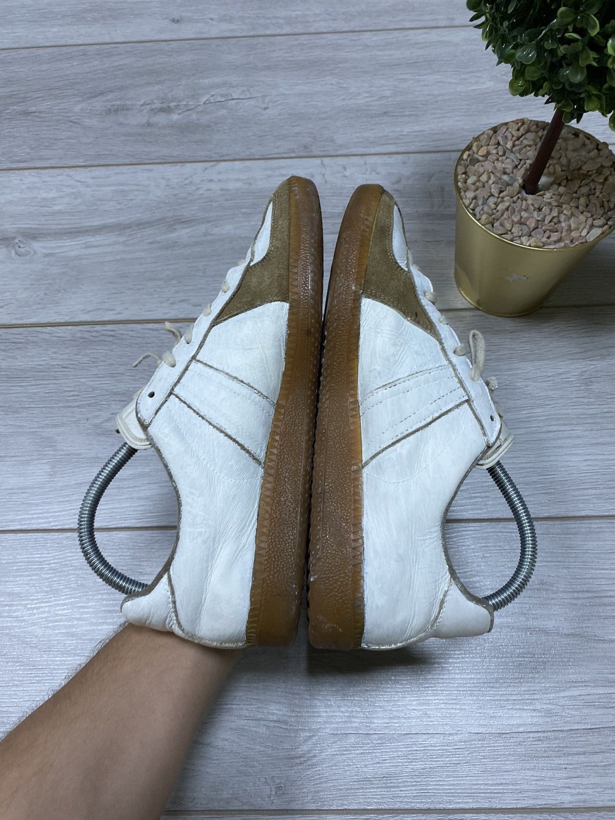 Vintage GAT Margiela style BW-sport 260 leather trainers shoes Size US 7.5 / EU 40-41 - 5 Thumbnail