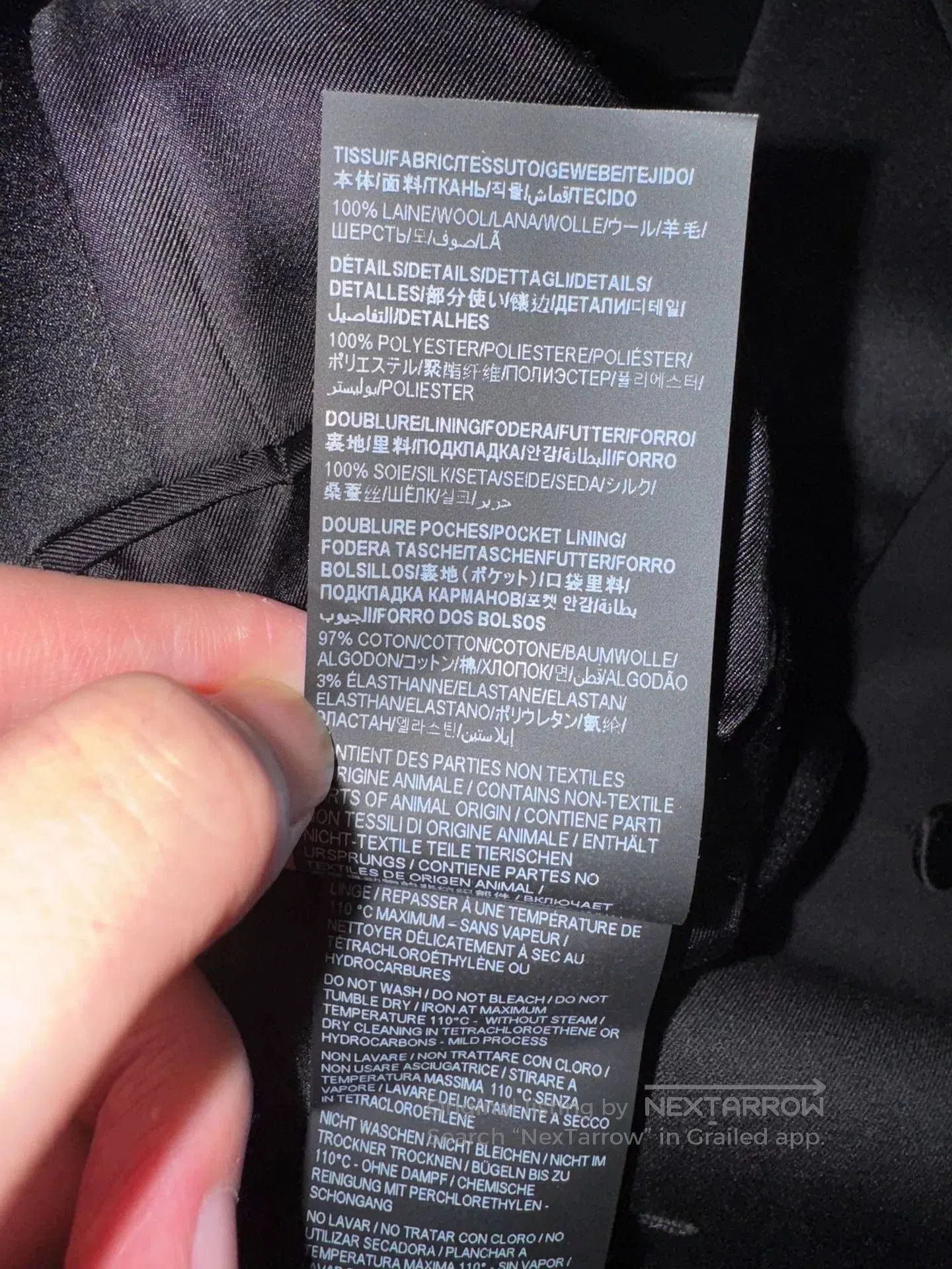 Saint Laurent Paris Saint Laurent Black Double-Breasted Coat. Size US S / EU 44-46 / 1 - 6 Thumbnail
