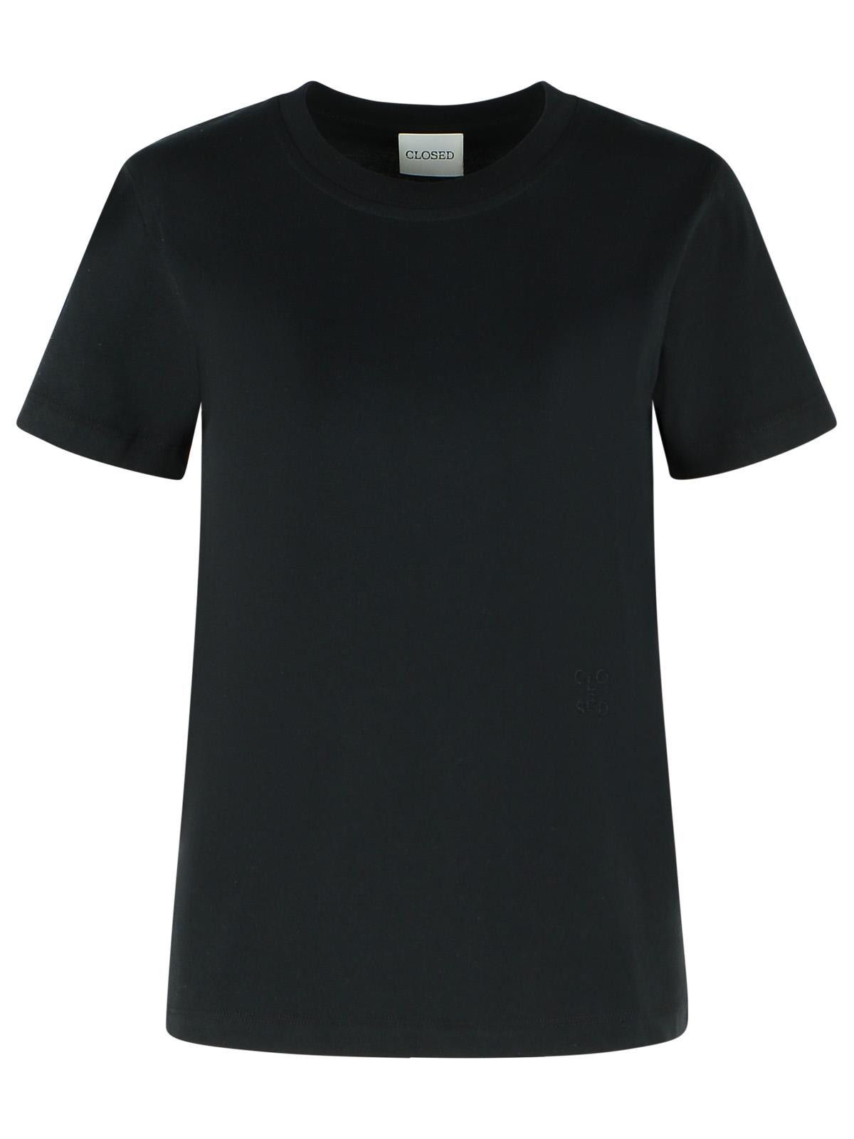 CLOSED CLOSED Black Cotton T-Shirt Size XS / US 0-2 / IT 36-38 - 1 Thumbnail