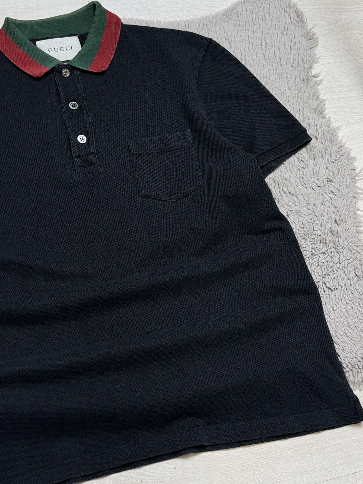 Gucci Gucci Vintage Polos T-Shirt Luxury Brand Old Money Style Size US M / EU 48-50 / 2 - 3 Thumbnail