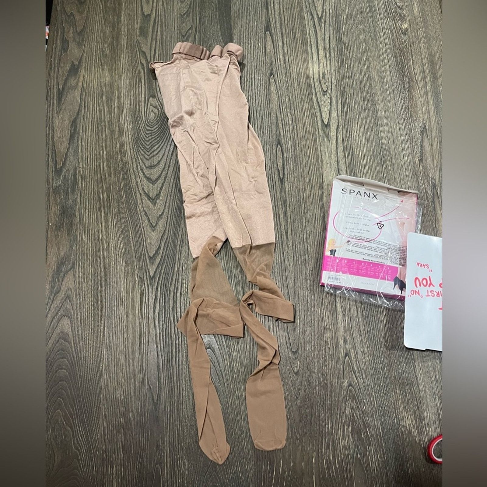 Spanx NWT Spanx In-Power High Shaping High Waisted Beige Size D Size ONE SIZE - 7 Thumbnail