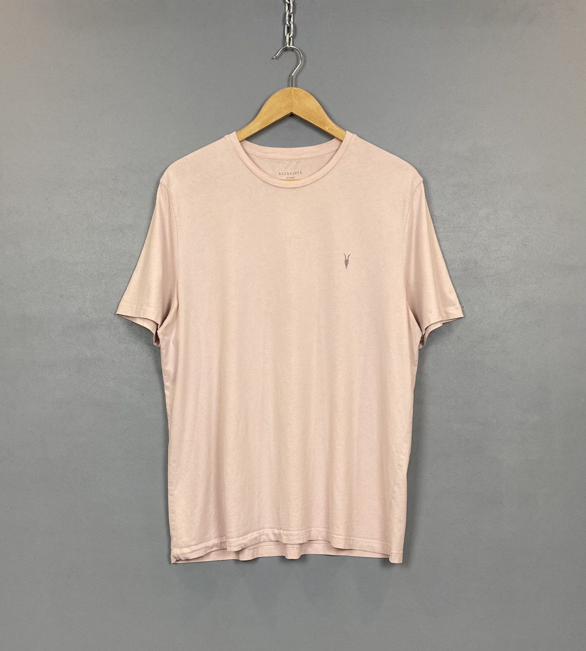 Allsaints × Designer Allsaints Basic Short Sleeve T Shirt Round Neck Top Size 2XL Size US XXL / EU 58 / 5 - 1 Thumbnail