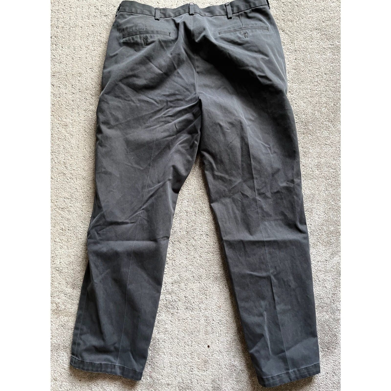 Brooks Brothers VINTAGE Brooks Brothers Men Chino Pants Black 36x32 Clark Fit Advantage Flat Front Regular Bonded Cotton 90s? (Wait: avoid adding false decade) Size US 36 / EU 52 - 7 Thumbnail