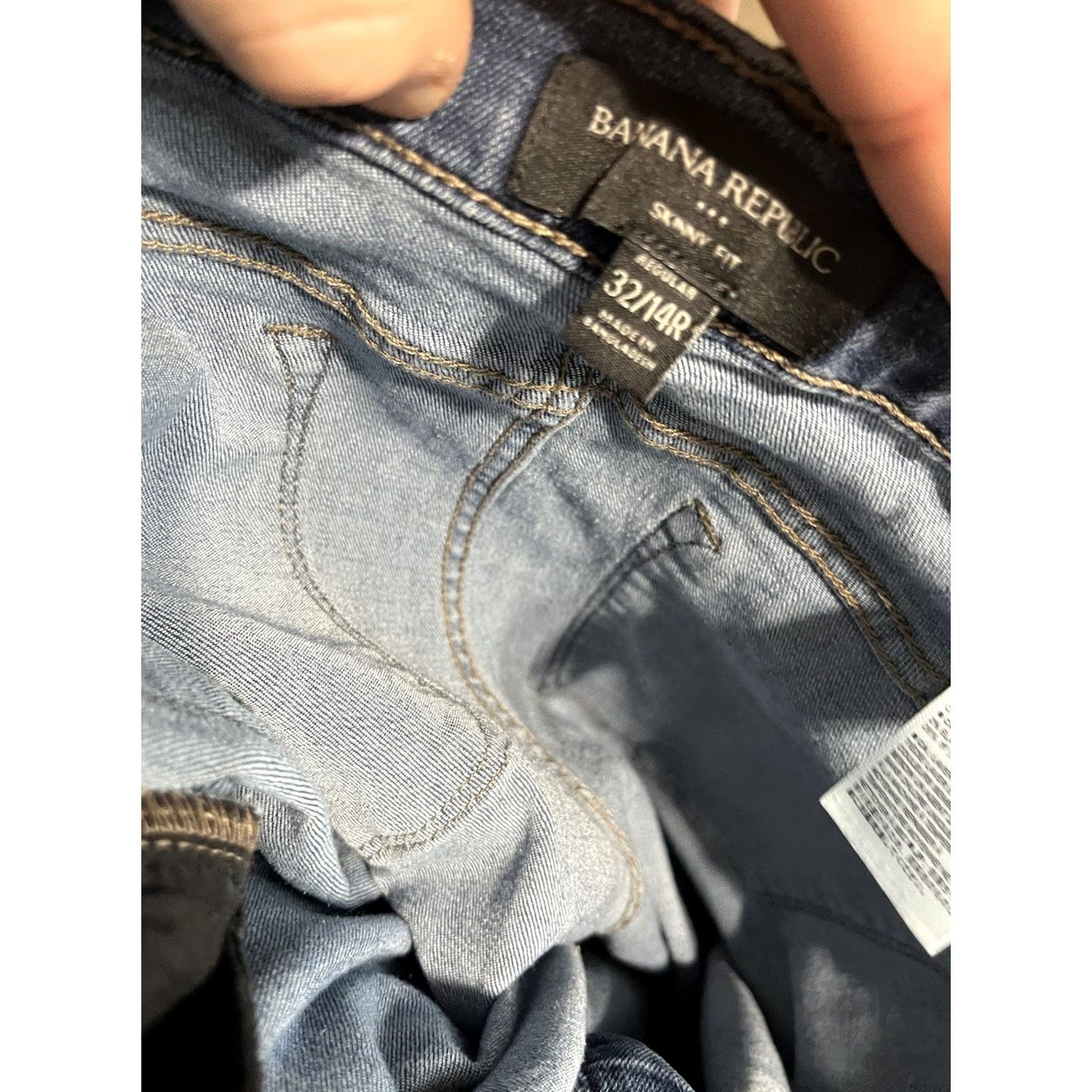 Banana Republic Banana Republic Skinny Fit Jeans Size 32/14R Women Blue Jeans Size 36" / US 14 / IT 50 - 5 Thumbnail