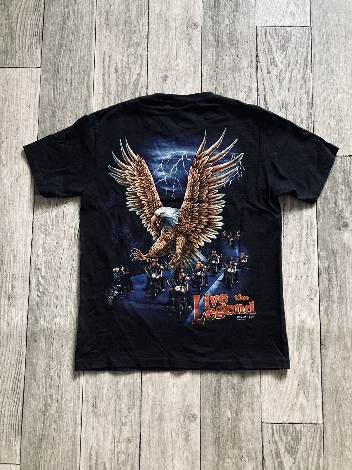 Vintage Vintage wild motor racing Harley eagle tshirt tee tshirt M Size US M / EU 48-50 / 2 - 3 Thumbnail