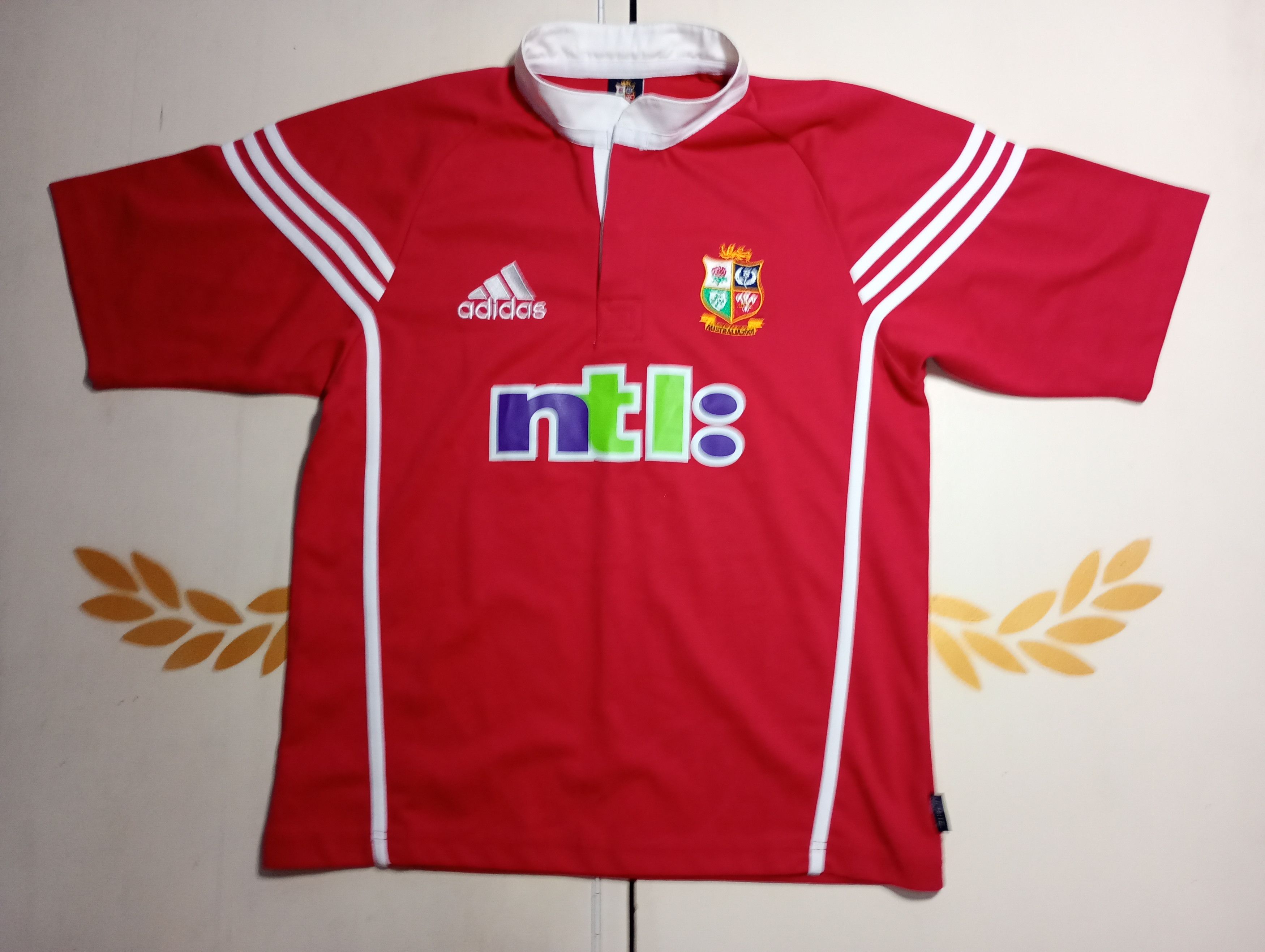 Adidas Adidas British&Irish Lions Australia 2001 Rugby Shirt Size US M / EU 48-50 / 2 - 2 Thumbnail