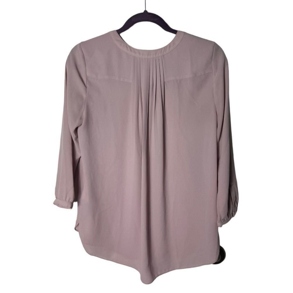 Other NYDJ Mauve Lightweight Popover Blouse – Size S Size S / US 4 / IT 40 - 3 Thumbnail