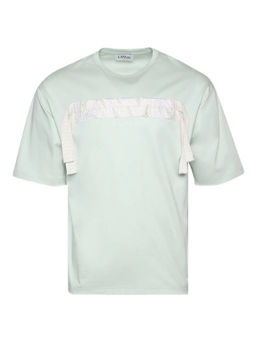 Lanvin o1mle0426 Curb Embroidered T-Shirt in Green Size US XXL / EU 58 / 5 - 1 Thumbnail