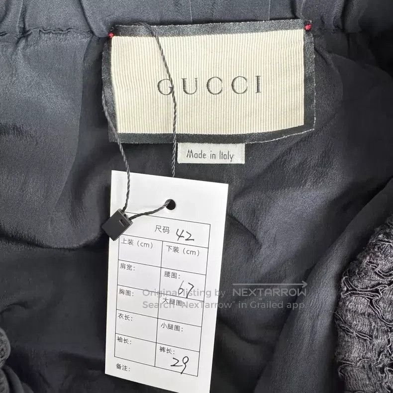 Gucci Gucci Red and green striped lace-edged shorts Size 27" / US 4 / IT 40 - 2 Thumbnail