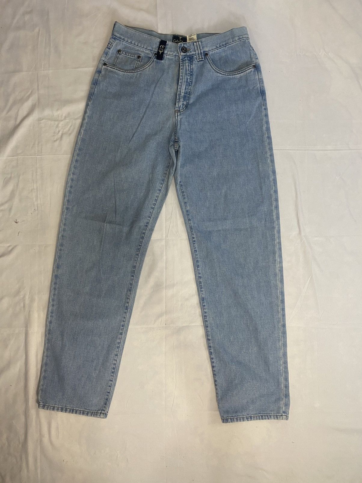 Carlo Colucci Vintage Carlo Colucci Jeans Mens 33x34Light Wash Relaxed Fit Size US 33 - 2 Thumbnail