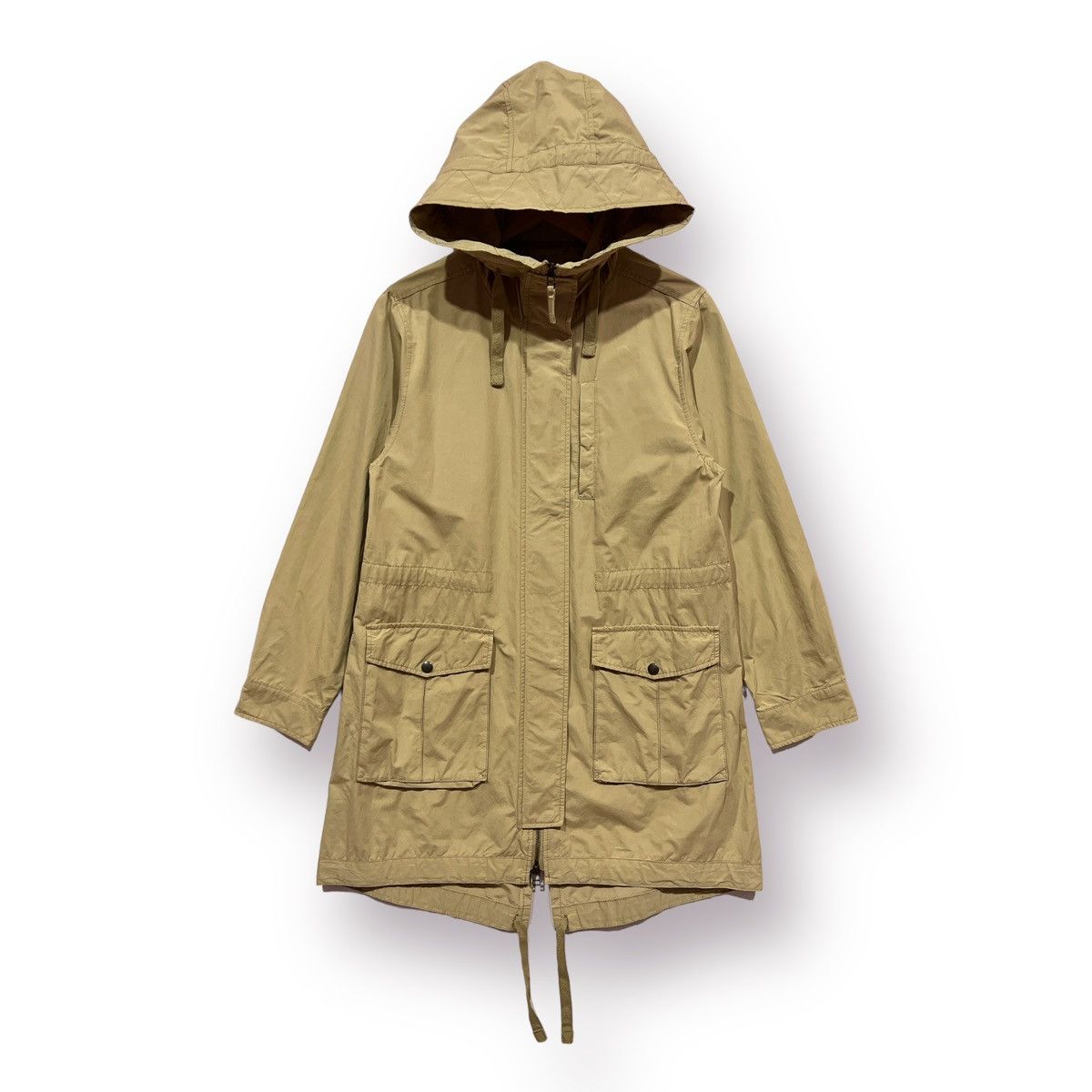 image of Uniqlo X Military Parka Style Jacket in Beige, Men's (Size Small)