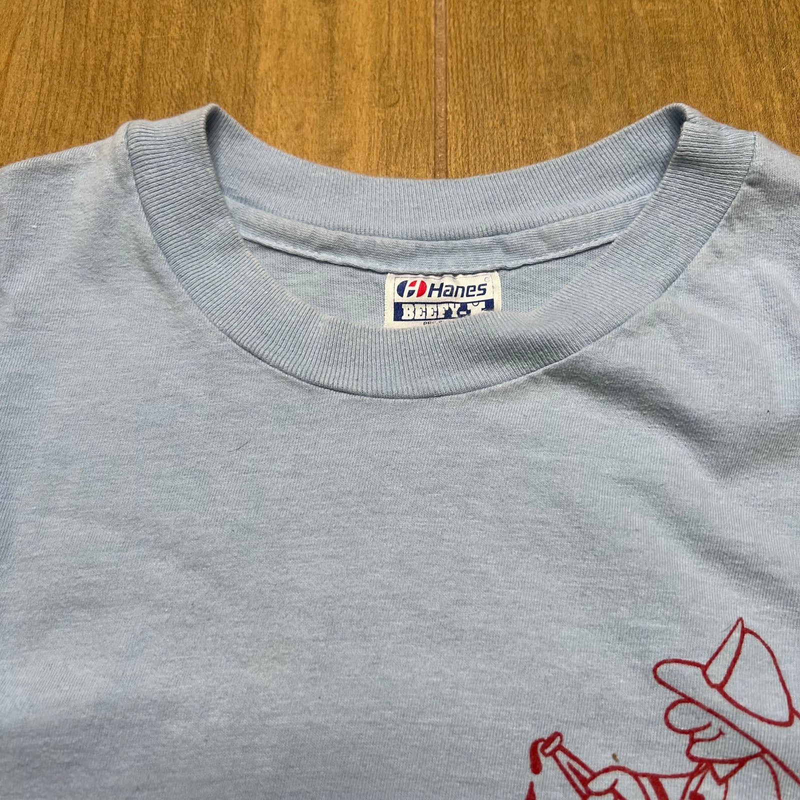 Hanes Vintage Firefighter Humor T Shirt Fire Person Man USA Made L Size US L / EU 52-54 / 3 - 3 Thumbnail