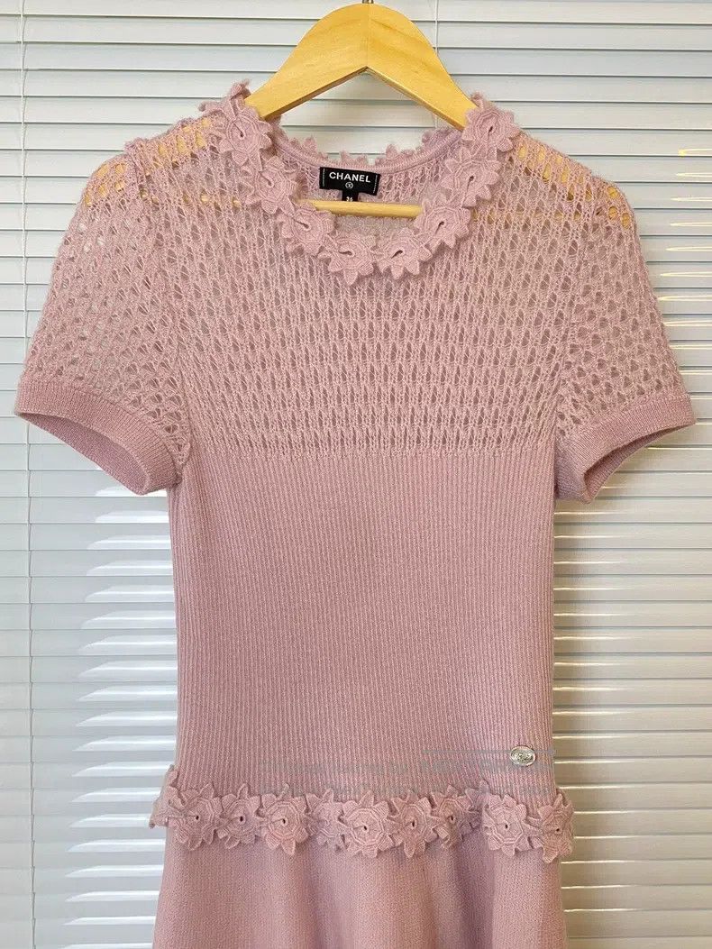 Chanel Chanel Pink knitted dress Size XS / US 0-2 / IT 36-38 - 3 Thumbnail