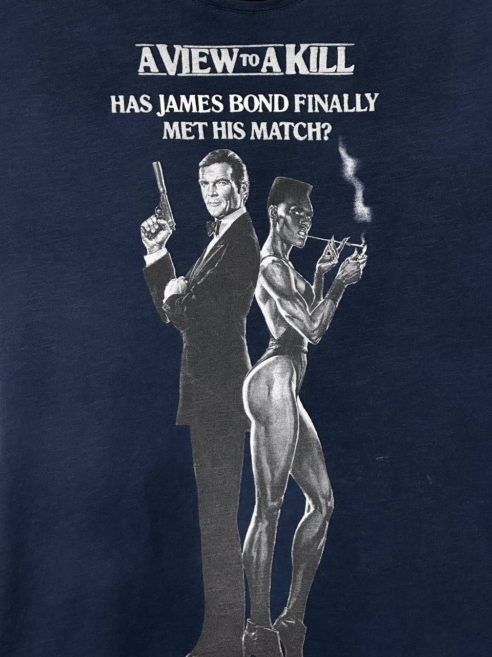 Vintage Vintage 007 James Bond A View To A Kill Movie T-Shirt Size US L / EU 52-54 / 3 - 4 Thumbnail