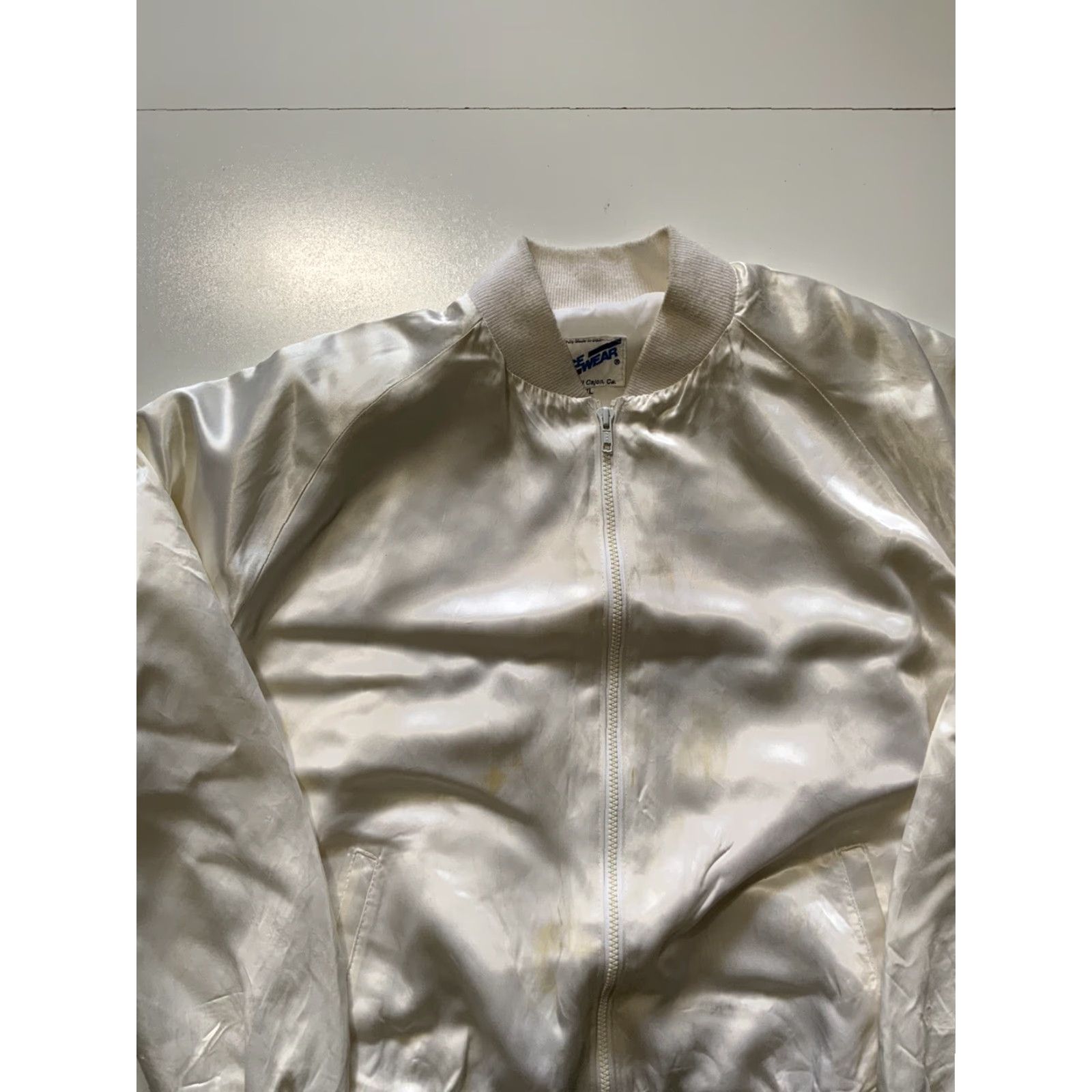 Vintage VINTAGE 90s K-Mix 106.3 FM Radio Valleys Greatest Music Satin Zip Jacket Sz. XXL/2XL Size US XXL / EU 58 / 5 - 4 Thumbnail