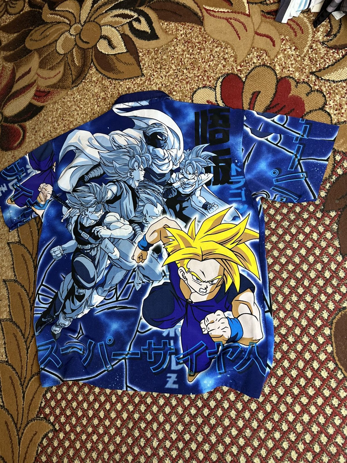 Japanese Brand × Vintage Vintage short sleeve dragon ball z button up L/XL anime art Size US L / EU 52-54 / 3 - 4 Thumbnail