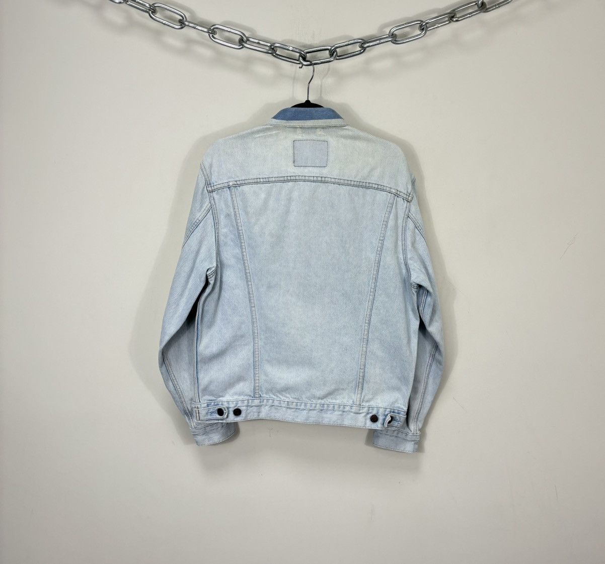 Levi's Vintage 90s Levi’s USA Faded Washed Rare Hype Denim Jacket Size US M / EU 48-50 / 2 - 3 Thumbnail
