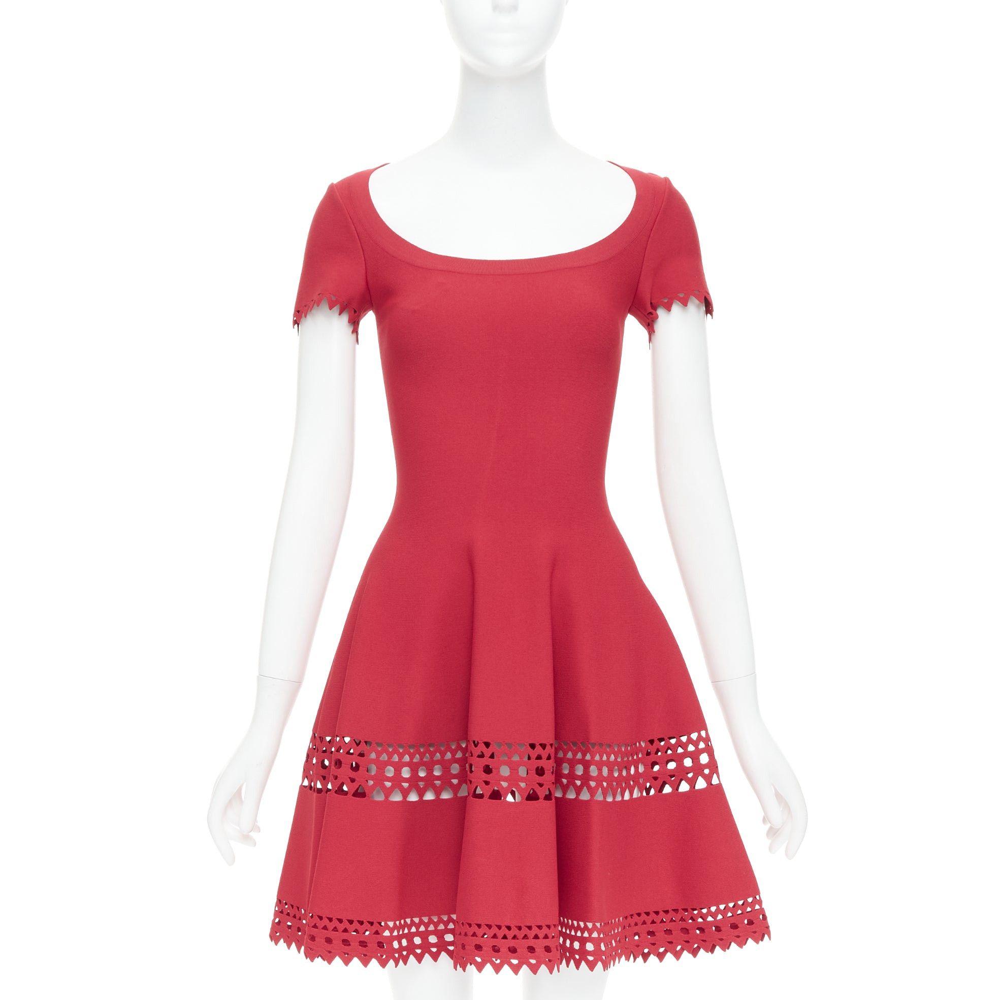ワンピース Alaia \"Body Conscious\" draped dress ALAÏA DRAPED DRESS IN RHINESTONE JERSEY | ALAÏA ID