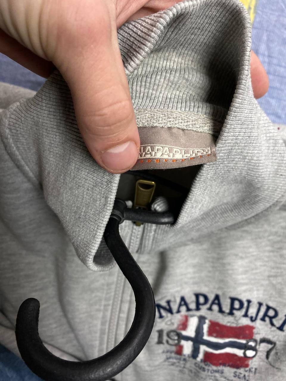 Napapijri Napapijiri vintage wool zip hoodie Size US L / EU 52-54 / 3 - 13 Thumbnail