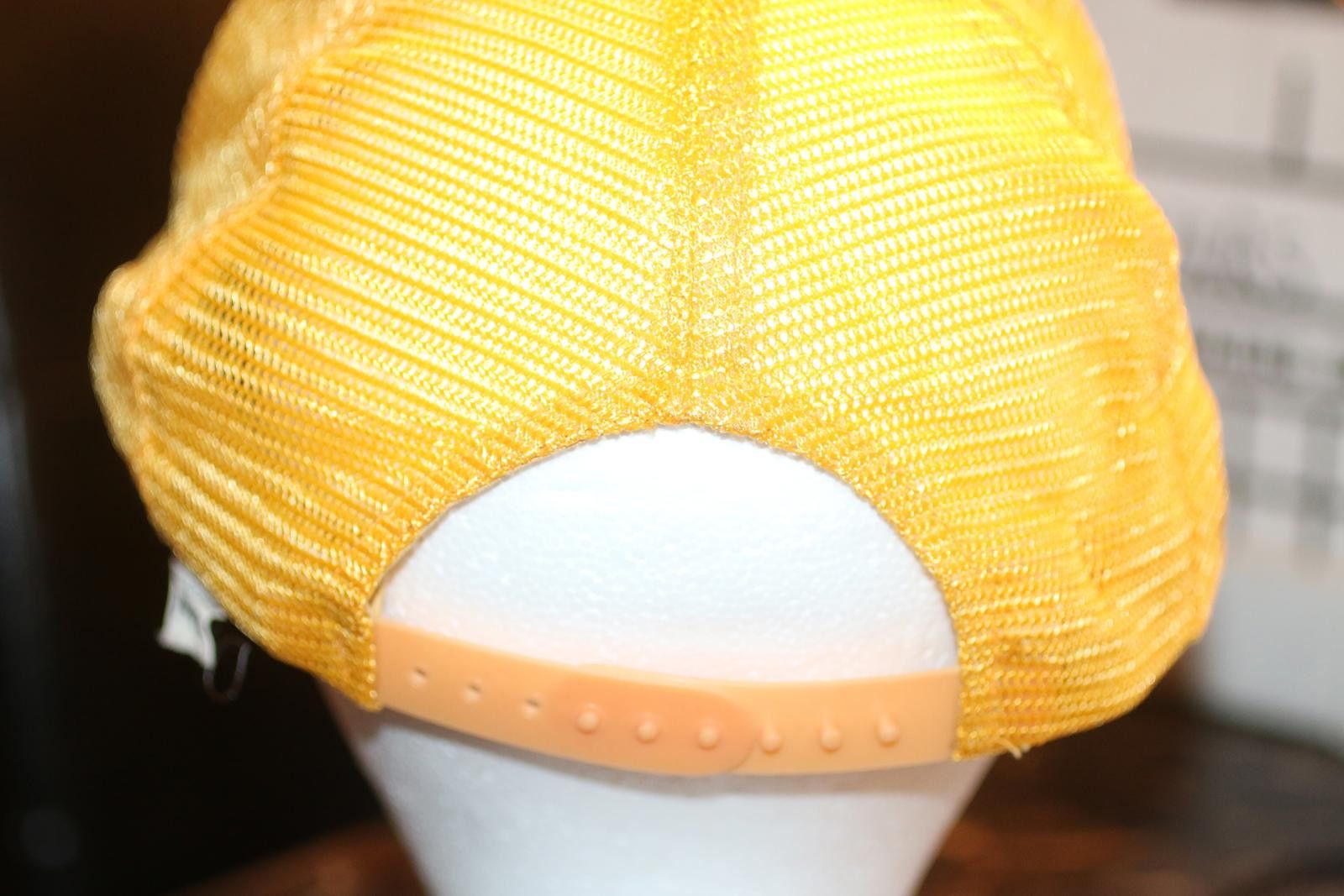 Other Vintage GEMTUN Service Company Trucker Hat Yellow Mesh Cap Size ONE SIZE - 5 Thumbnail
