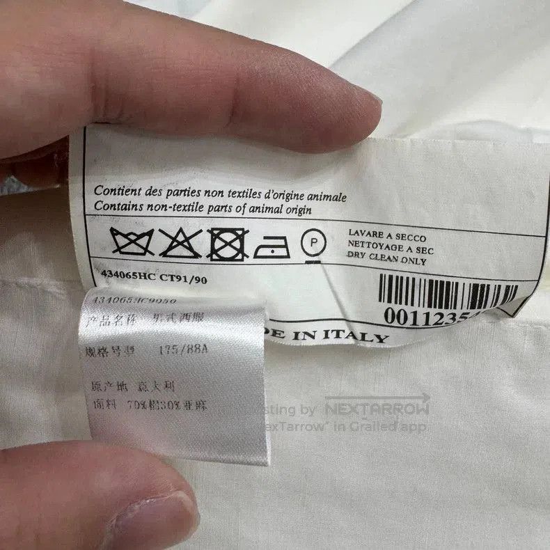 Hermes Hermes Solid Color White Blazer. Size US L / EU 52-54 / 3 - 5 Thumbnail