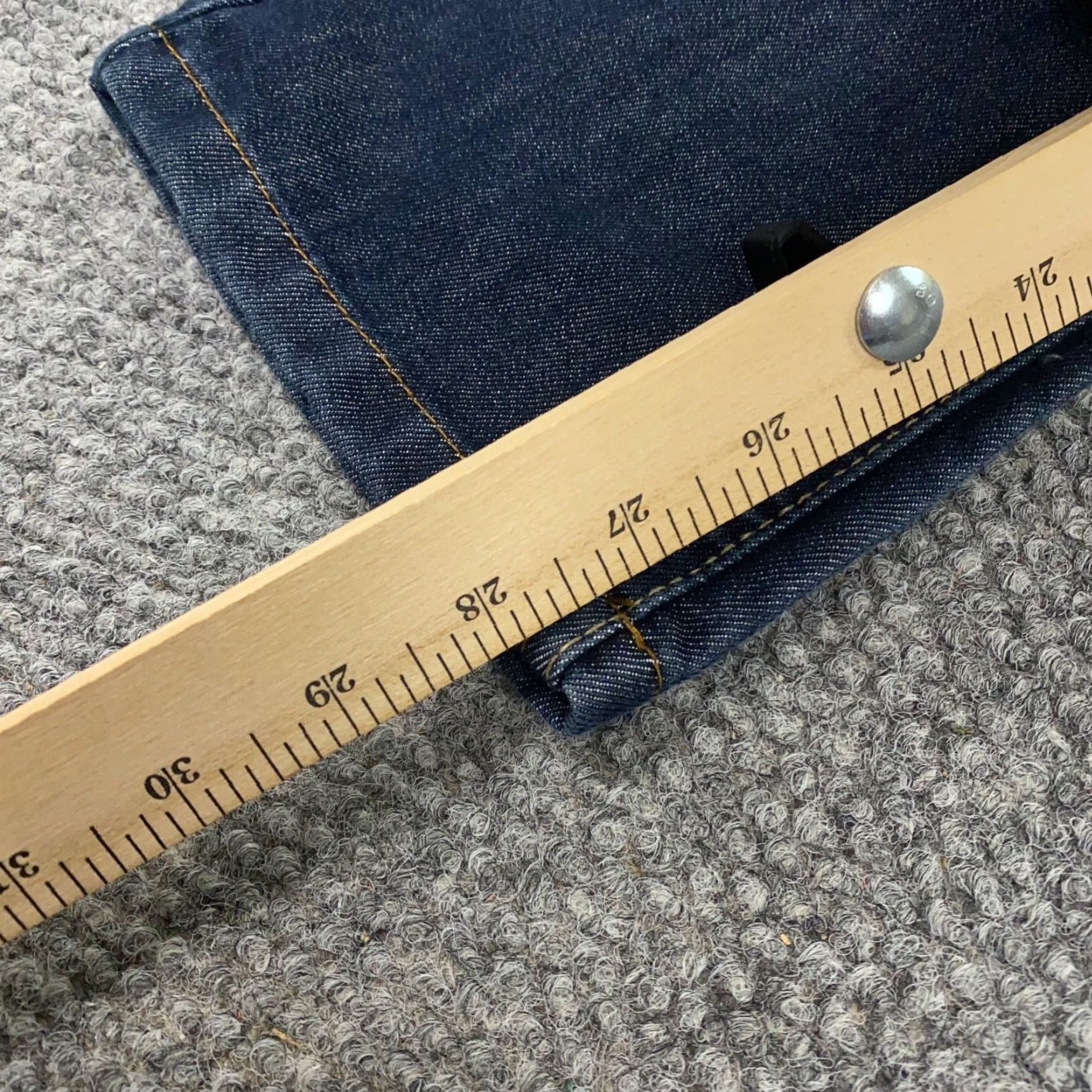 PD&C PD & C Jeans Mens 32x30 Blue Faded Straight Leg Size US 32 / EU 48 - 5 Thumbnail