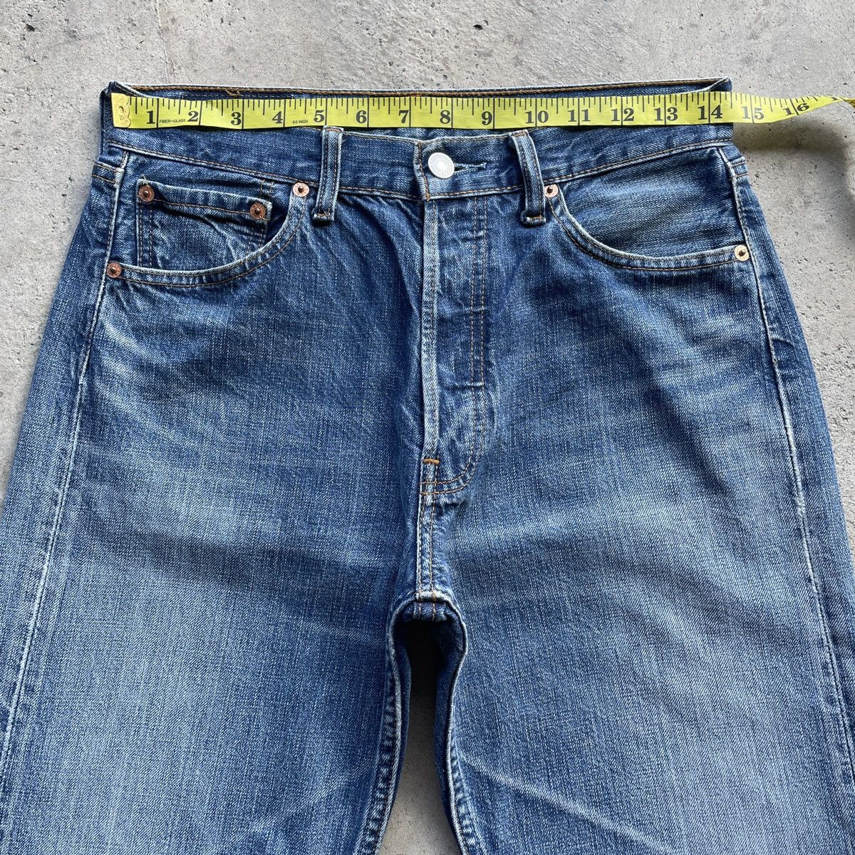 Levi's W29💥 Vintage Levi’s 501 Faded Jeans Denim Pants Distressed Size US 29 - 5 Thumbnail